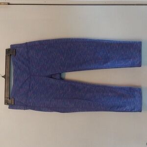 Athleta Crop Leggings Space Dye  lie Size M